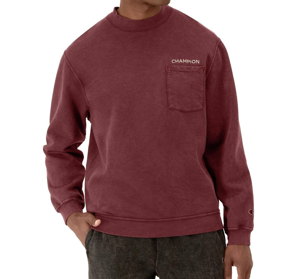 Buzo de hombre con cuello redondo