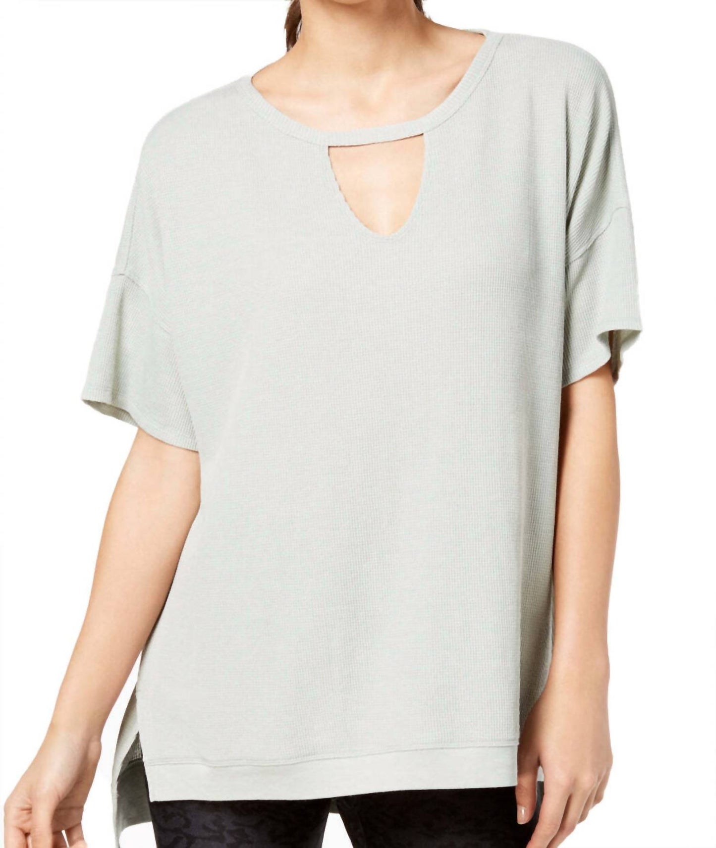 Top de mujer color plateado