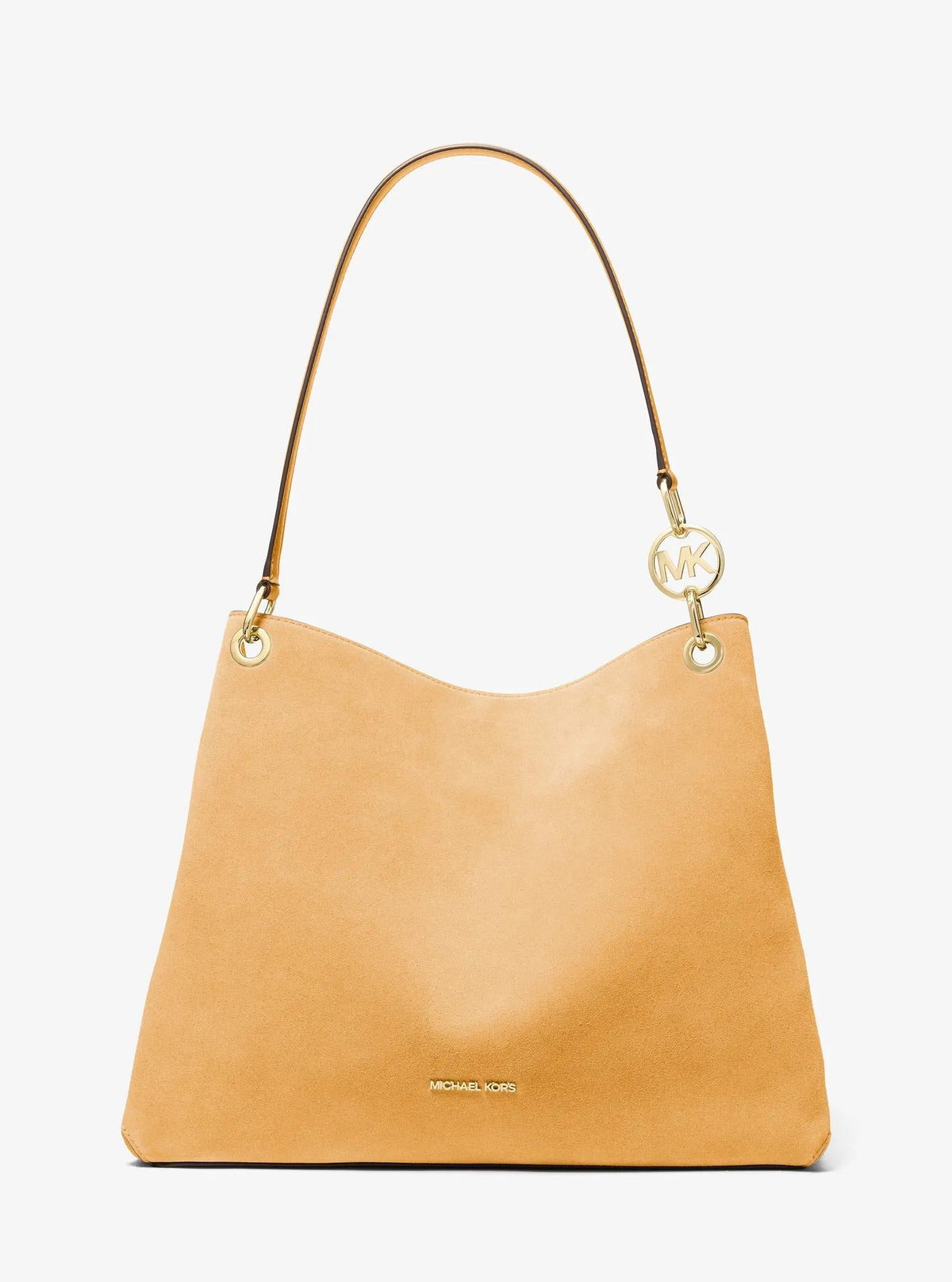 Bolso de hombro de gamuza