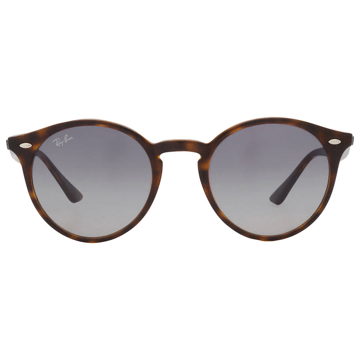 Gafas de sol unisex de montura redonda color gris