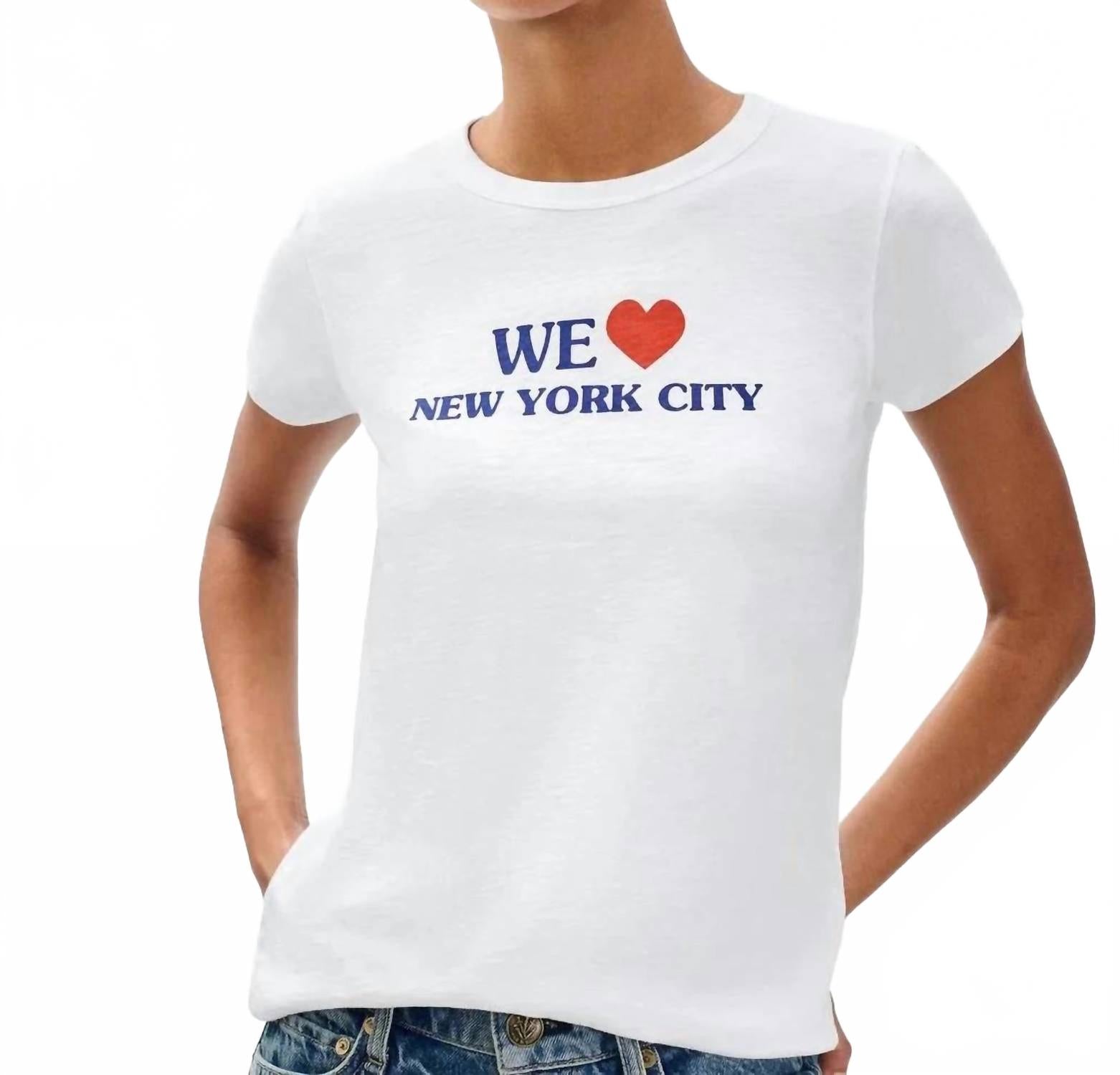 Camiseta con estampado color blanco
