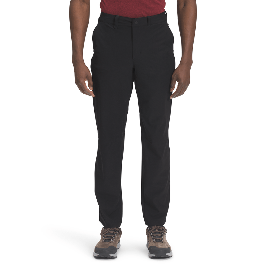 Pantalón de hombre de corte recto color café