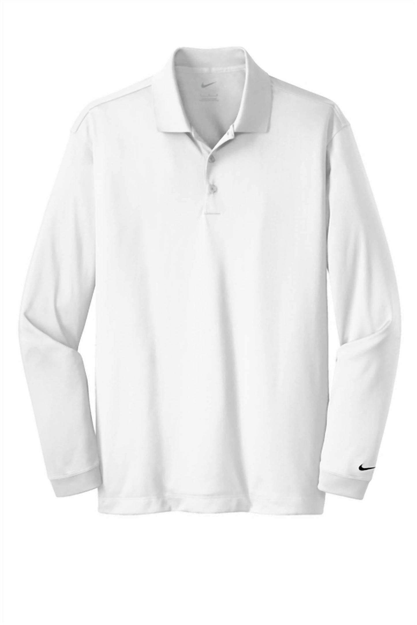 Polo de manga larga color blanco