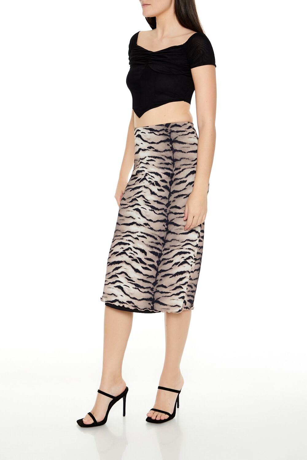 Falda midi