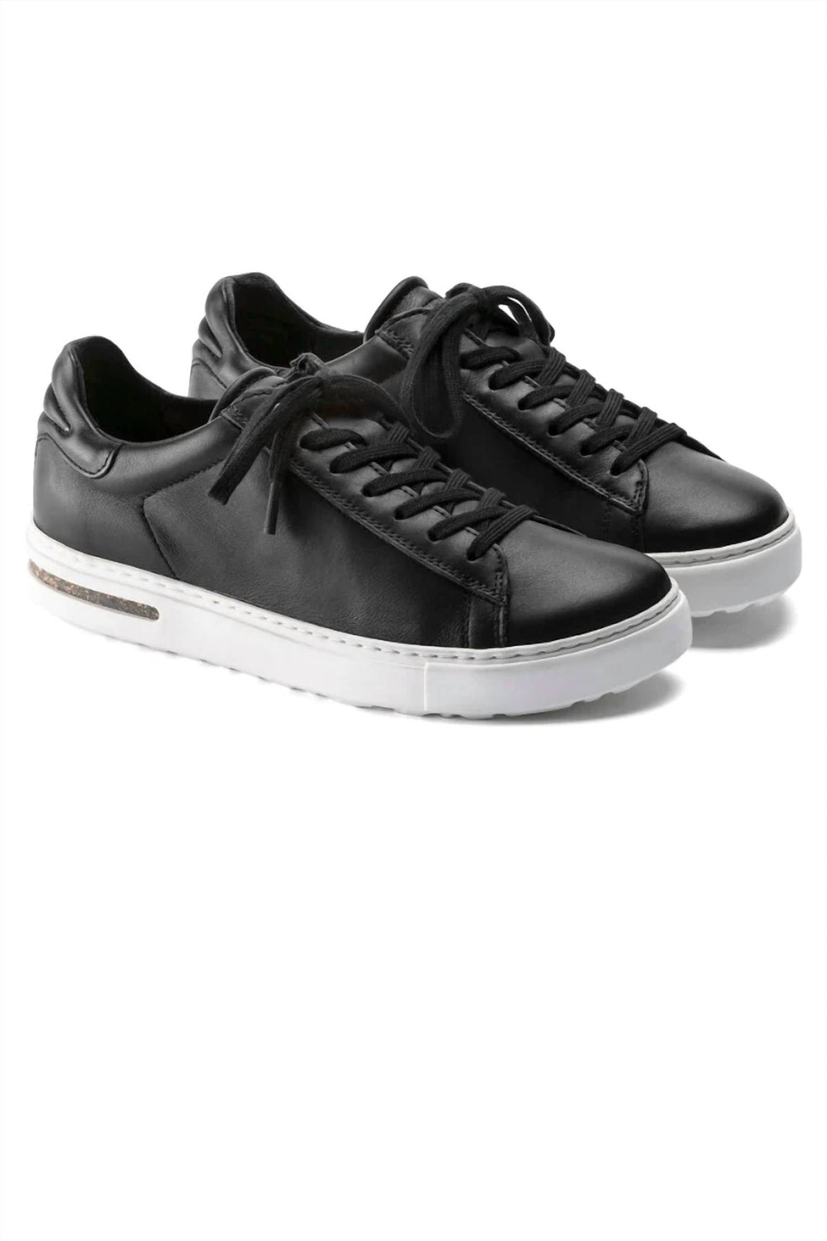 Tenis de mujer de cuero color negro