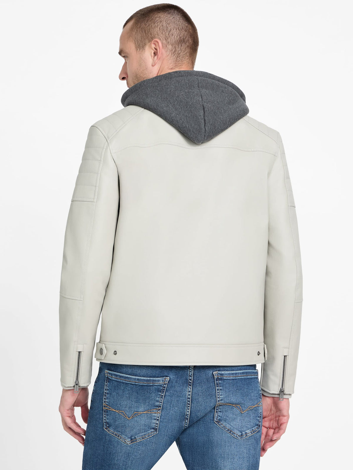 Chaqueta de efecto cuero