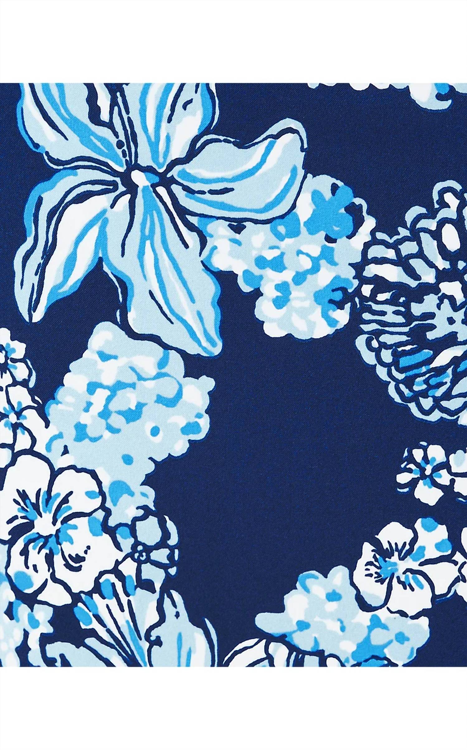 Falda pantalón color azul marino