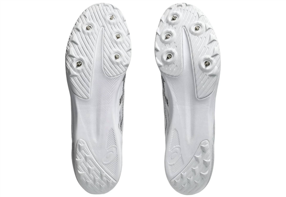 Zapatillas con clavos de hombre color blanco y gris
