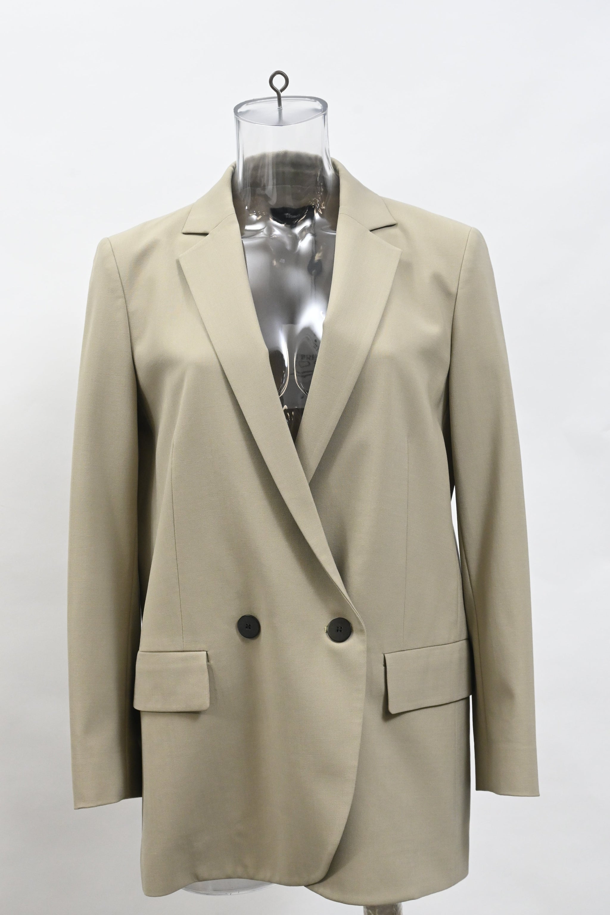 Blazer de lana color verde