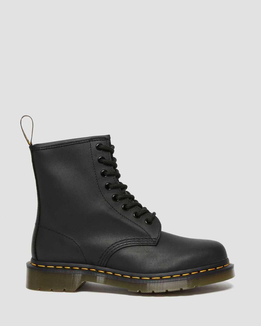 Botas de cuero con cordones