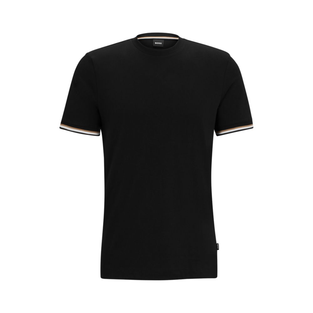Camiseta de algodón a rayas