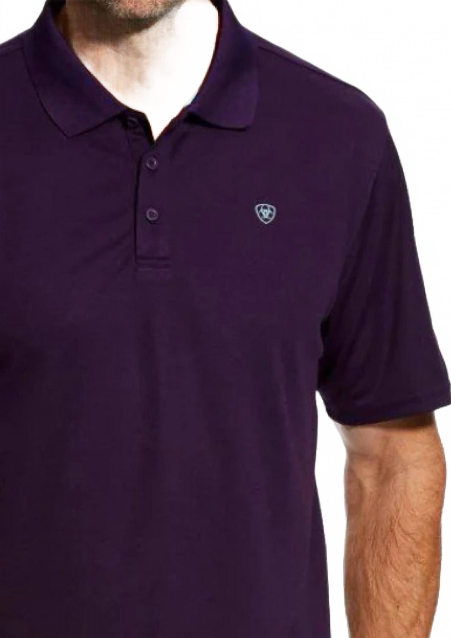 Polo de hombre color violeta