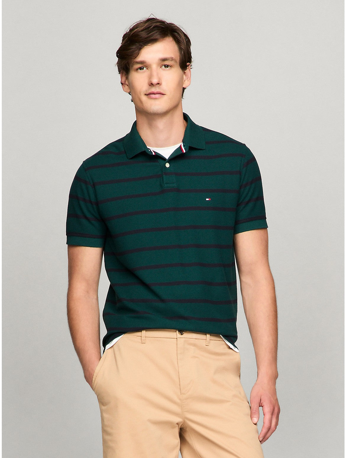 Polo de hombre a rayas