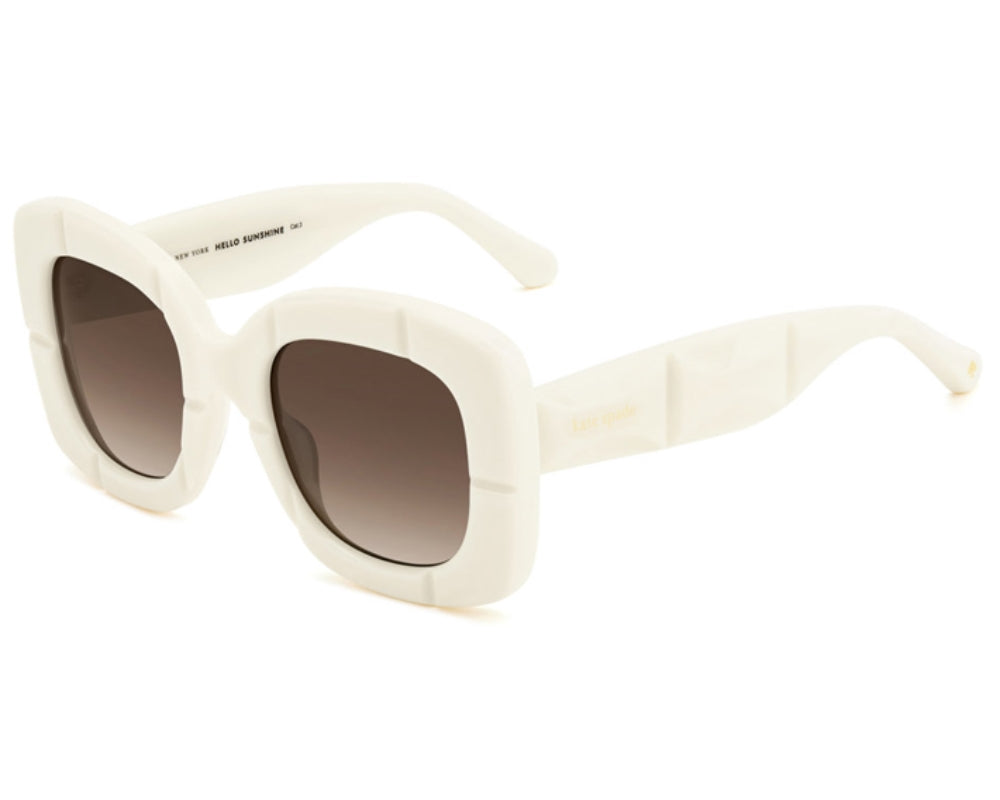 Gafas de sol de mujer 50 mm color marfil