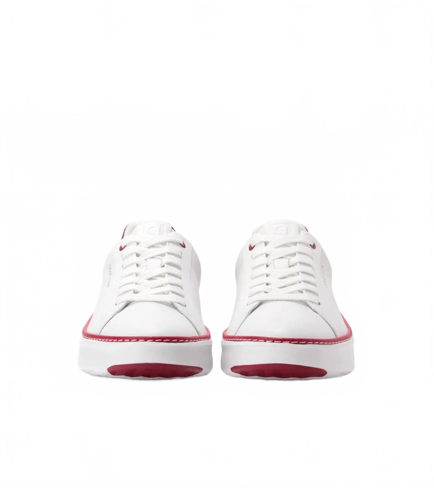 Tenis de mujer color blanco y rojo