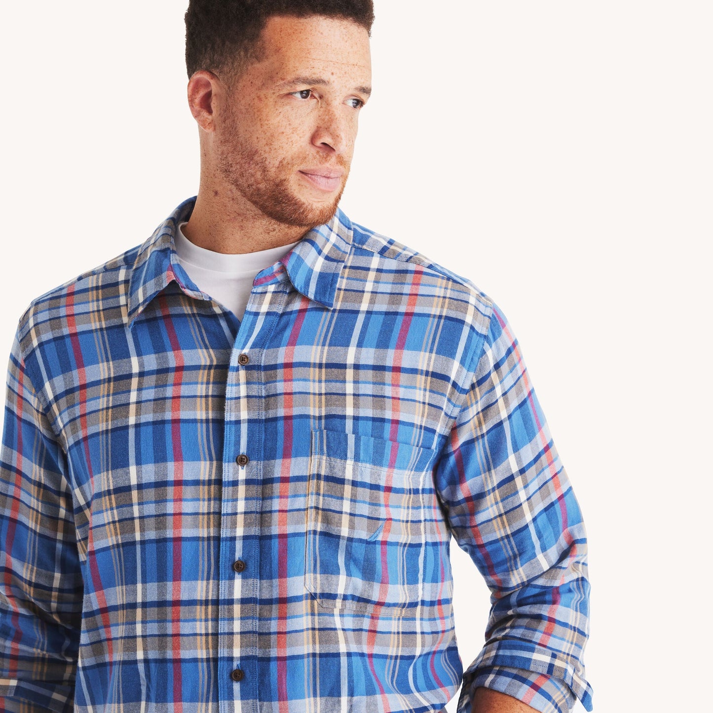Camisa de hombre a cuadros