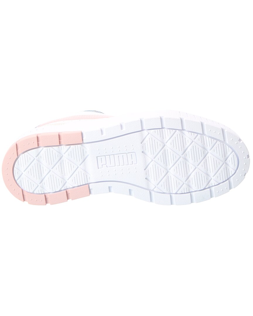Tenis de cuero con plataforma