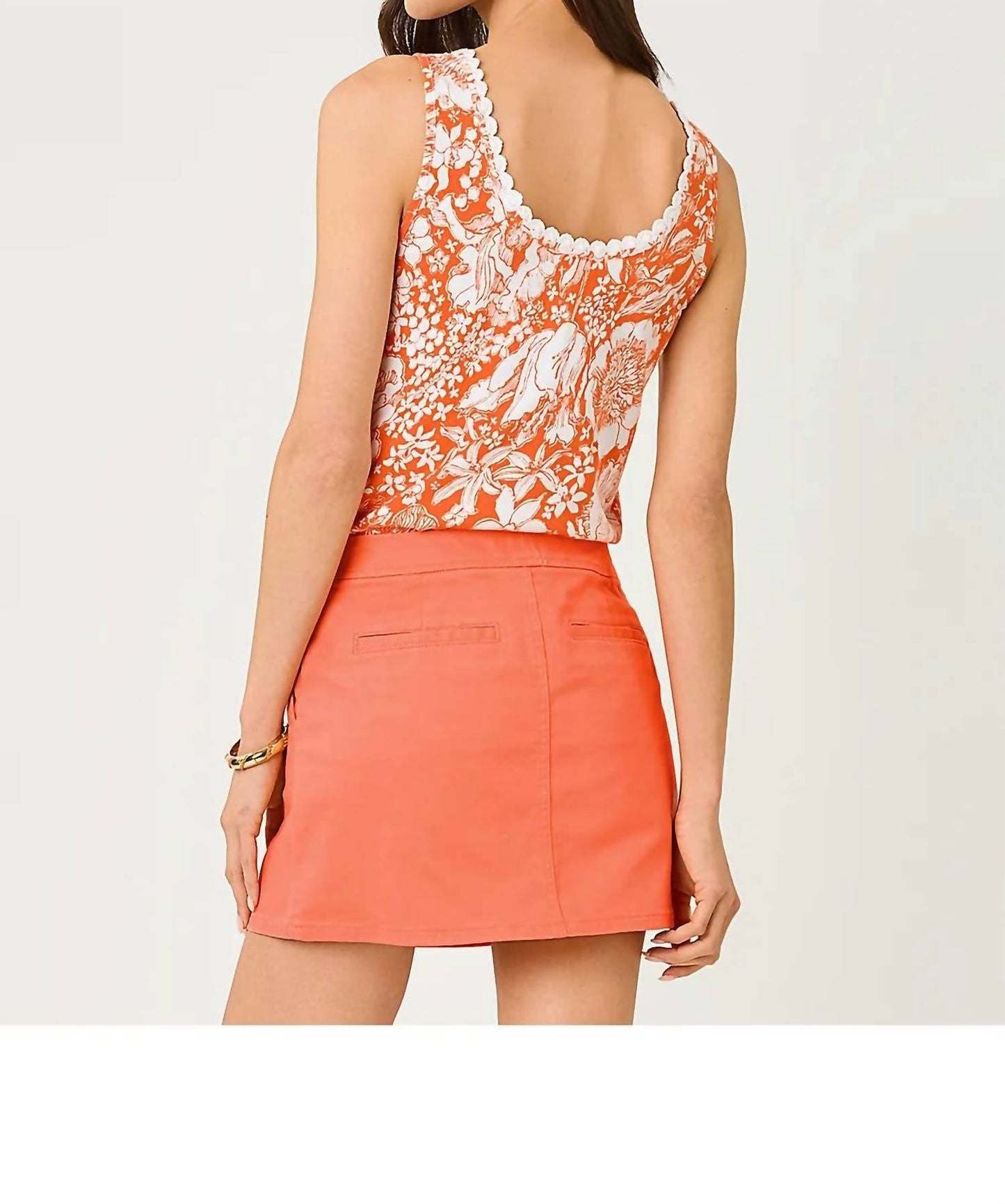 Top color naranja