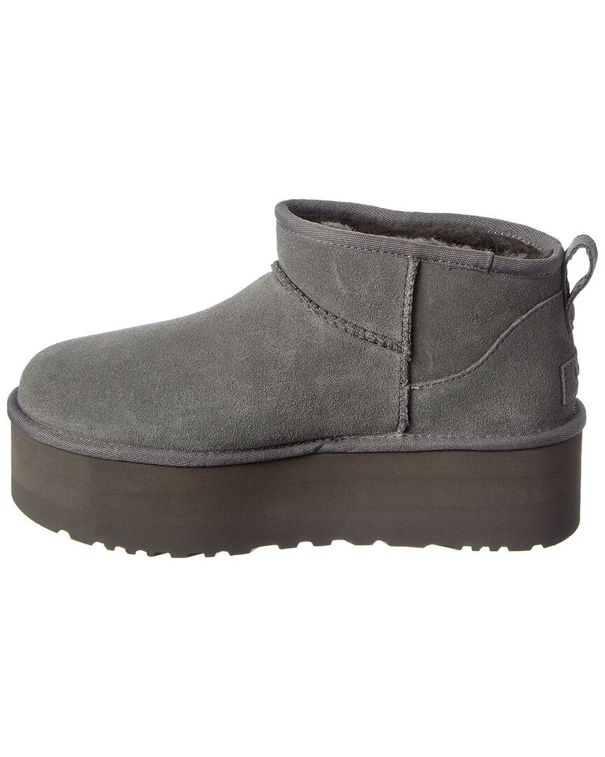 Botas de gamuza con plataforma