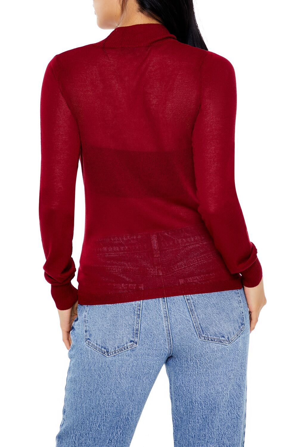 Suéter con cuello alto