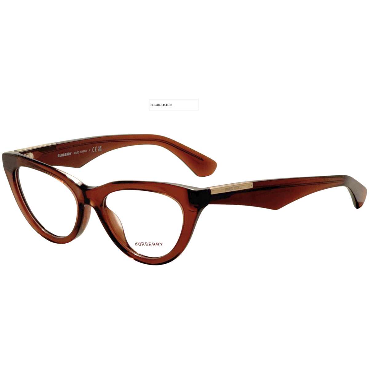 Montura para gafas de mujer 51 mm color café