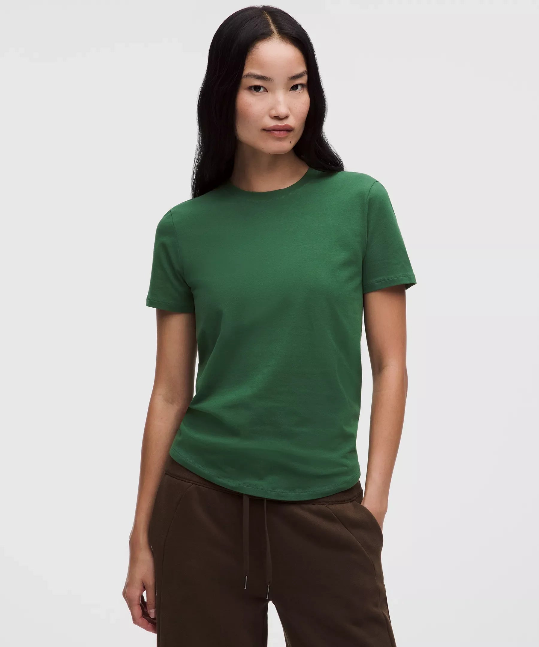 Camiseta con cuello redondo