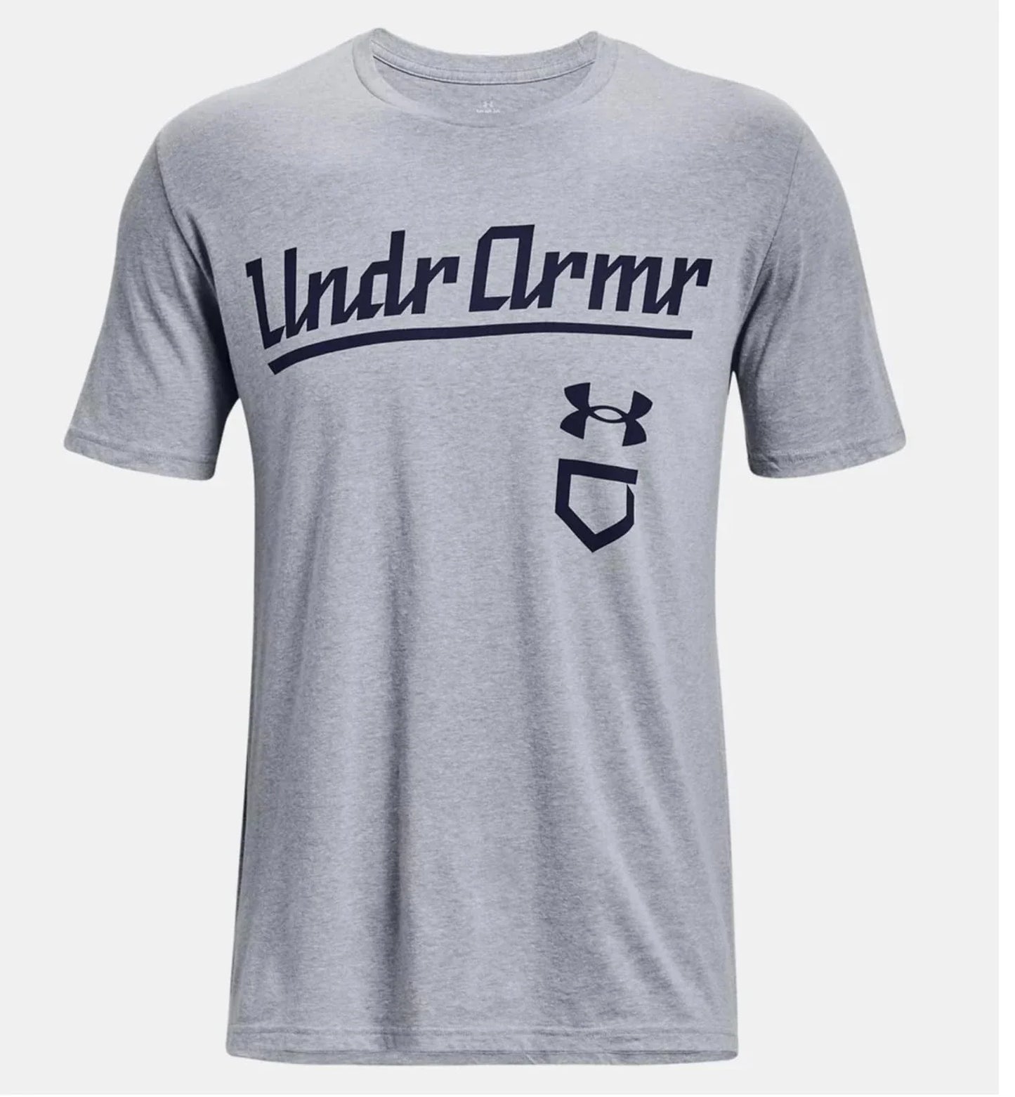 Camiseta de hombre con cuello redondo color gris