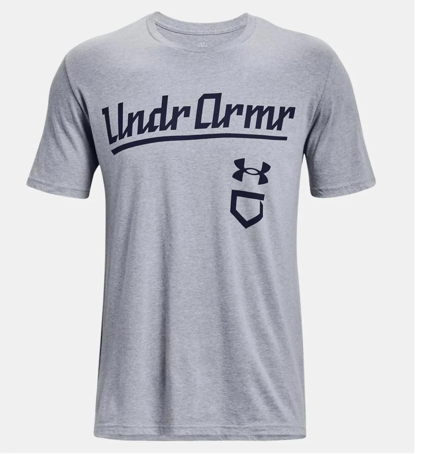 Camiseta de hombre con cuello redondo color gris