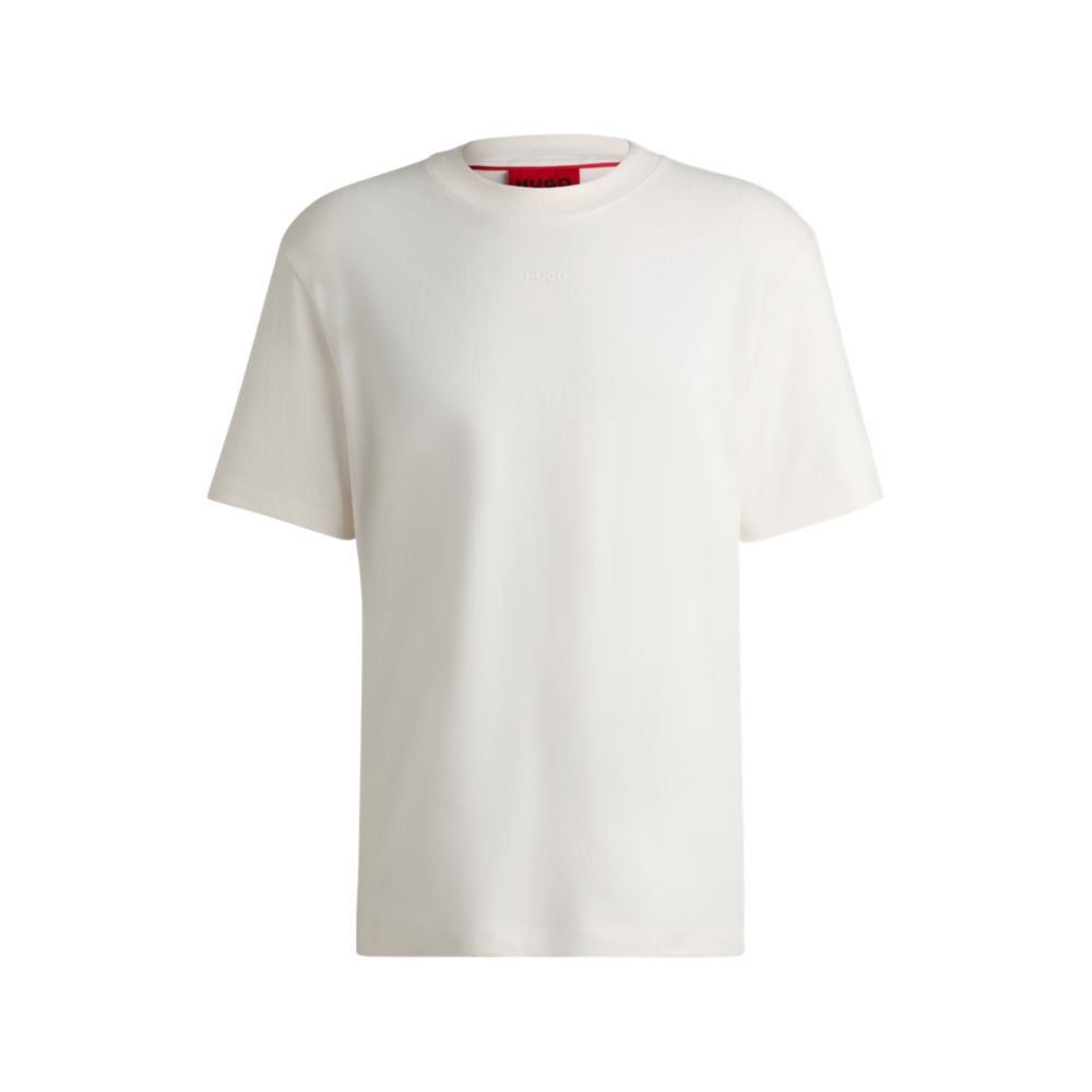 Camiseta de algodón de corte amplio