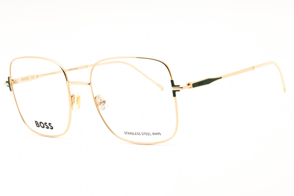 Gafas 54 mm color verde y dorado