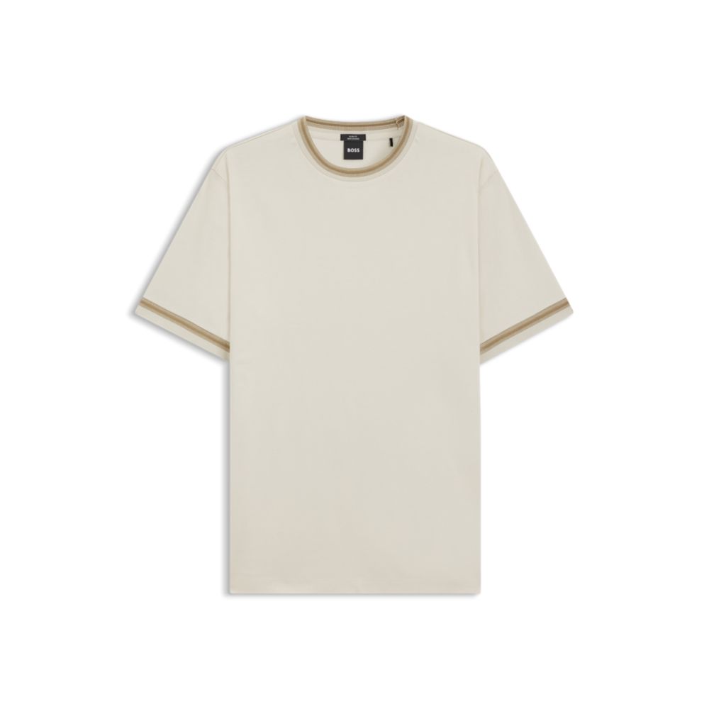 Camiseta de algodón de corte ajustado