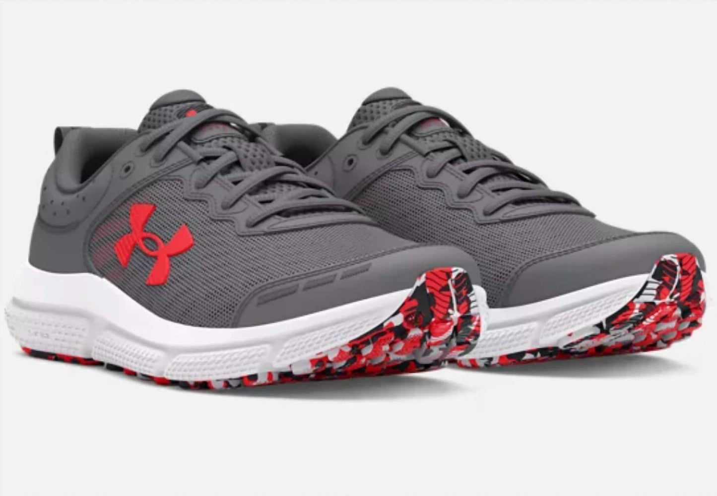 Tenis para niño color negro y gris y rojo