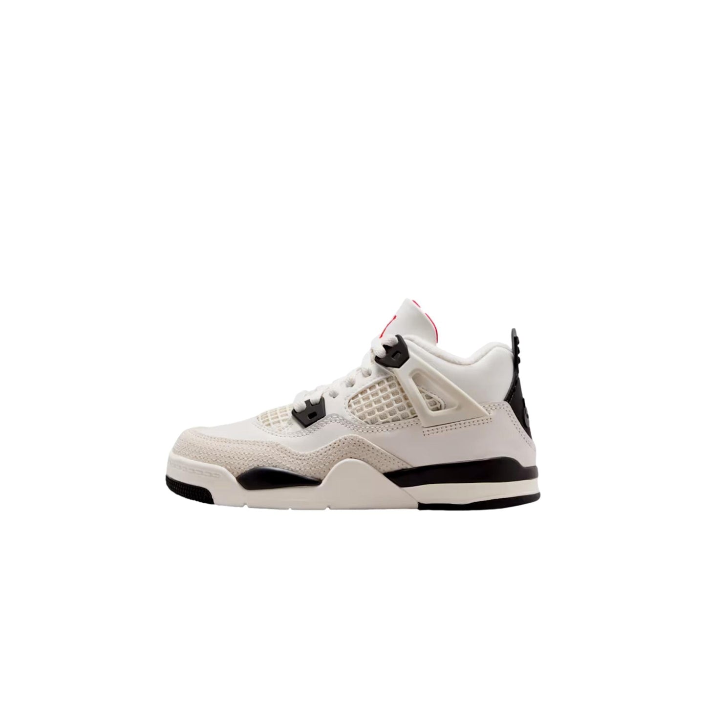 Nike Jordan 4 Retro OG FC Sail / Black - University Red  IM4028-100 Preescolar