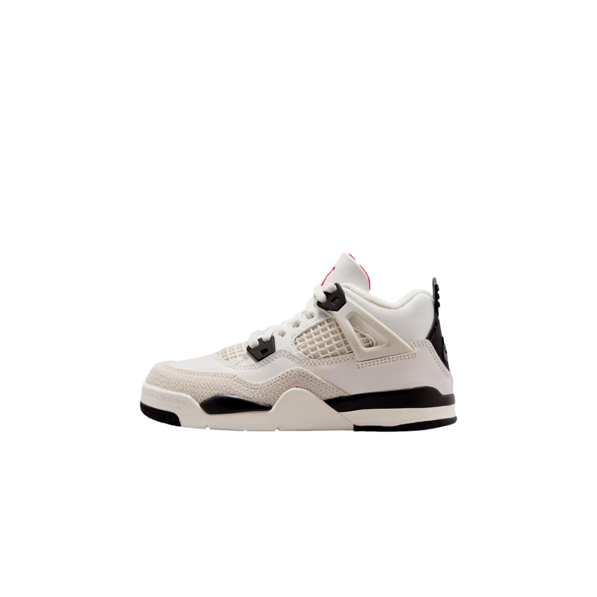 Nike Jordan 4 Retro OG FC Sail / Black - University Red  IM4028-100 Preescolar