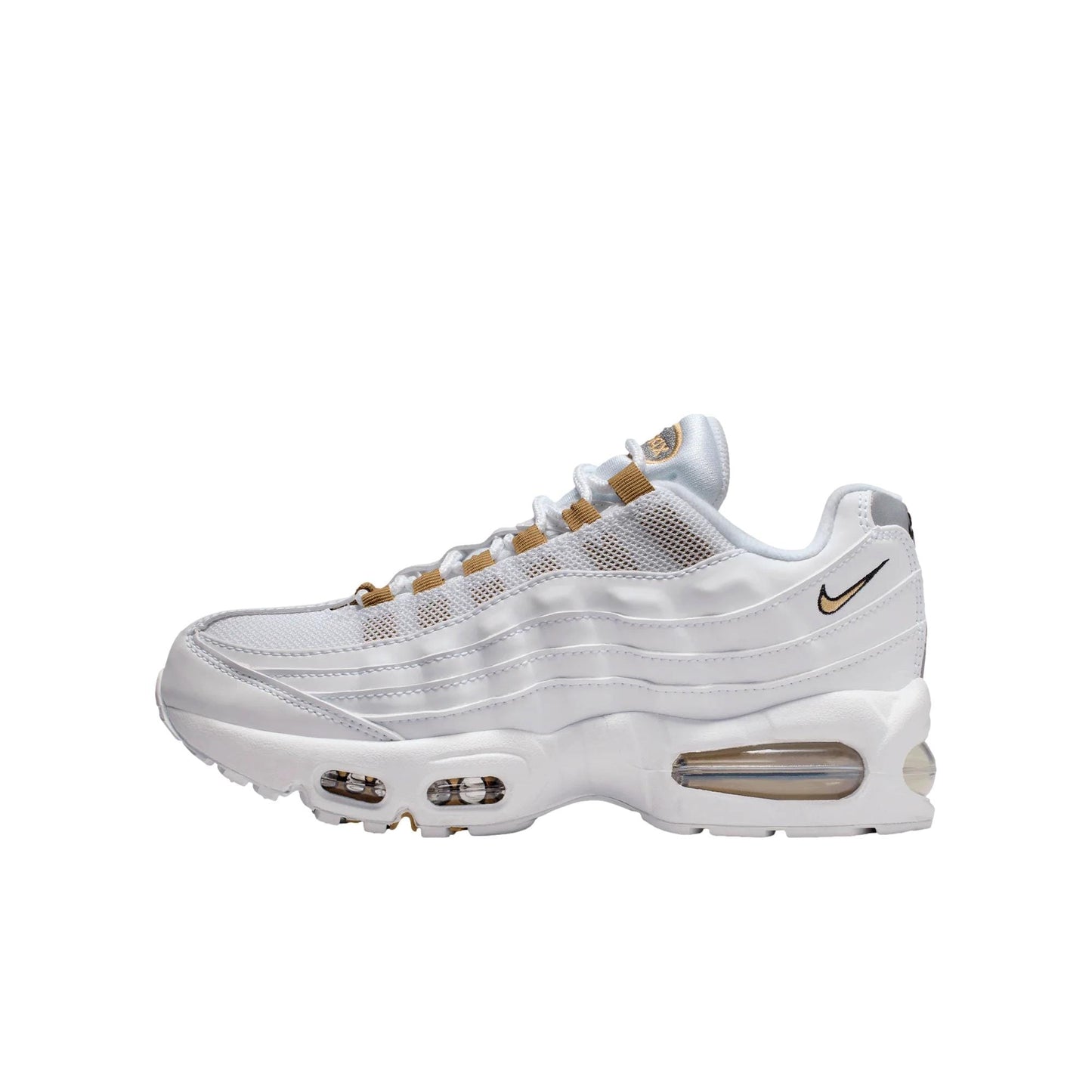Nike Air Max 95 BB LTR White / Metallic Gold - Black  II4130-102 Escolar