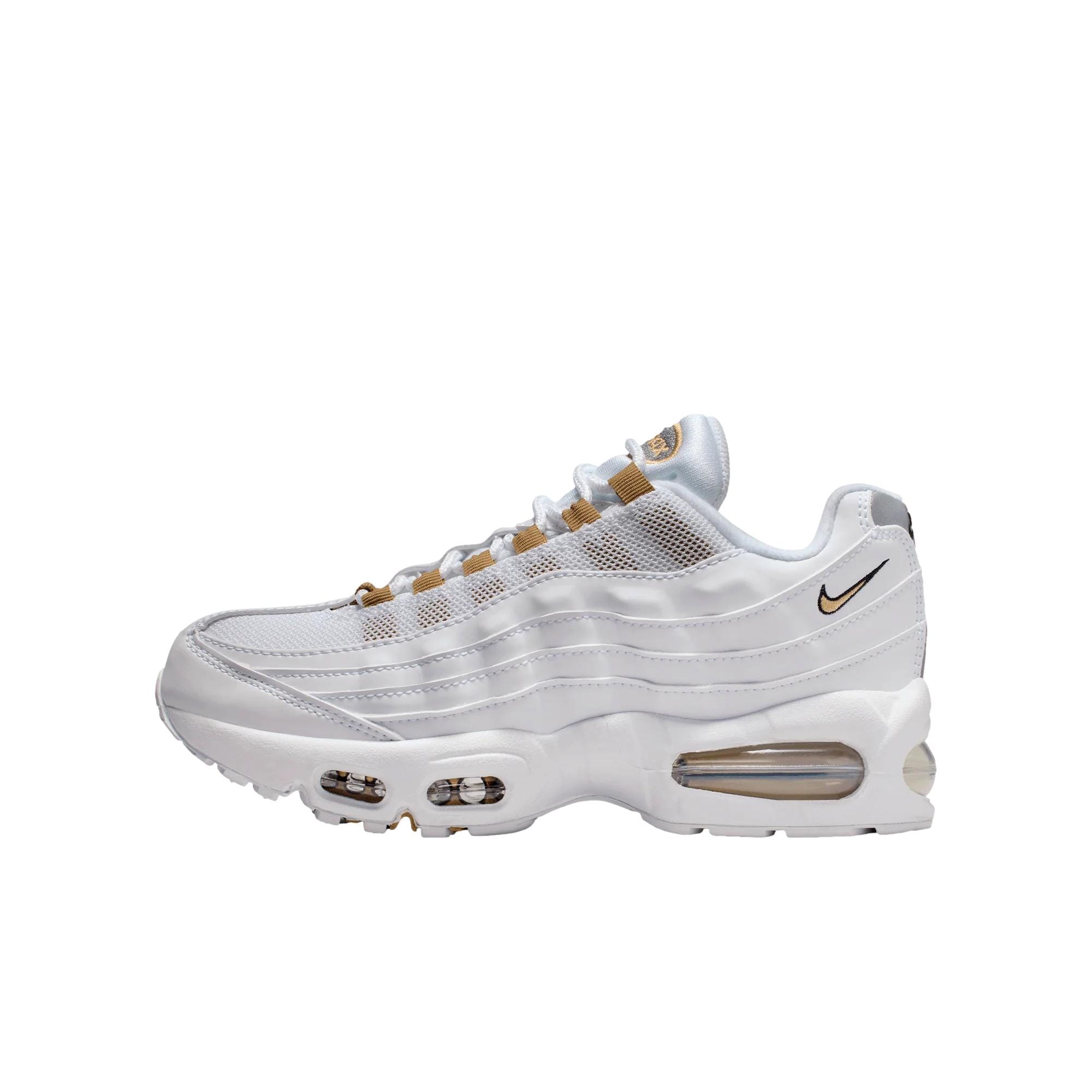 Nike Air Max 95 BB LTR White / Metallic Gold - Black  II4130-102 Escolar
