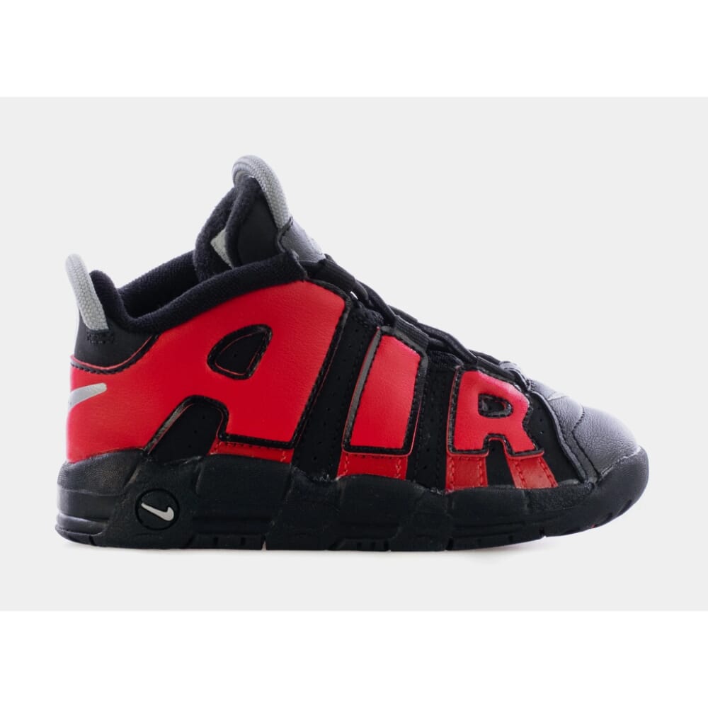Nike Air More Uptempo Black/University Red  DM0020-001 Infante