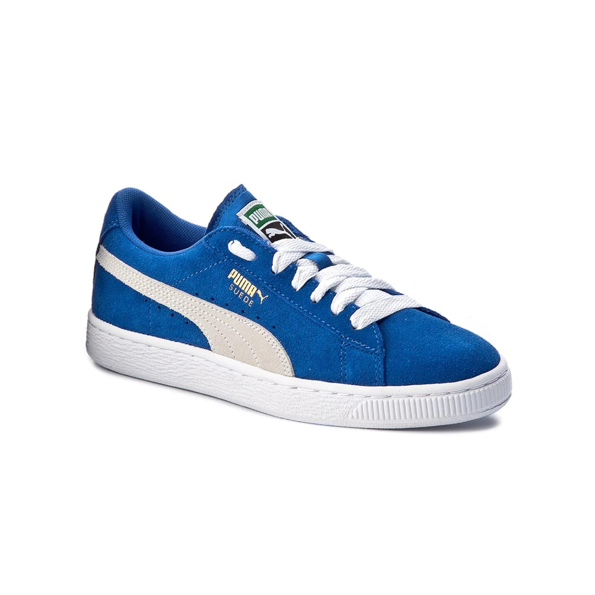 Puma Suede Jr Snorkel Blue-White 355110-02 Escolar