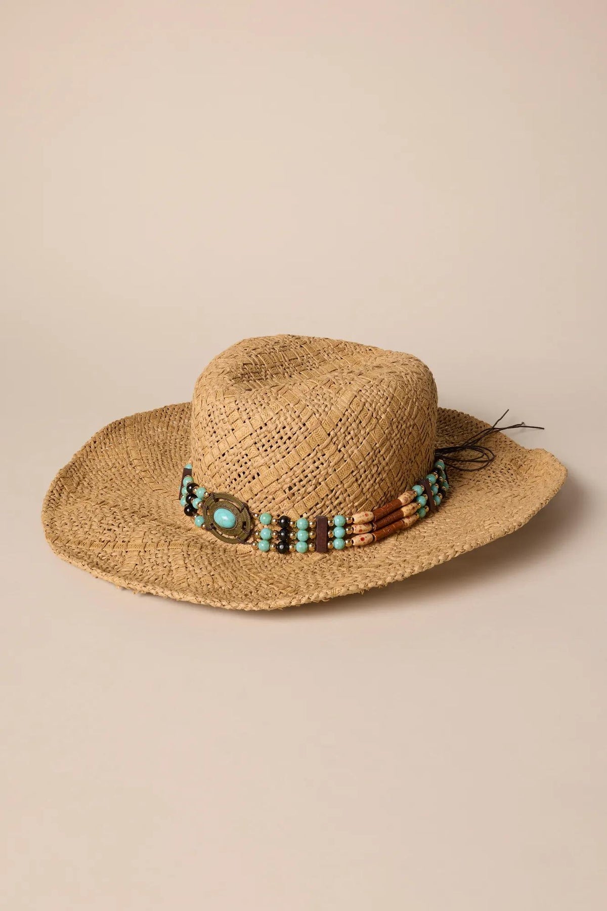 Sombrero color turquesa