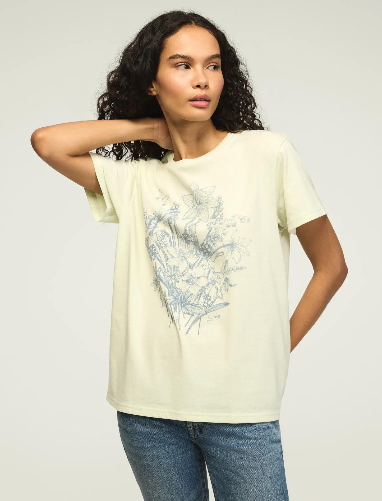 Prenda de mujer con estampado floral