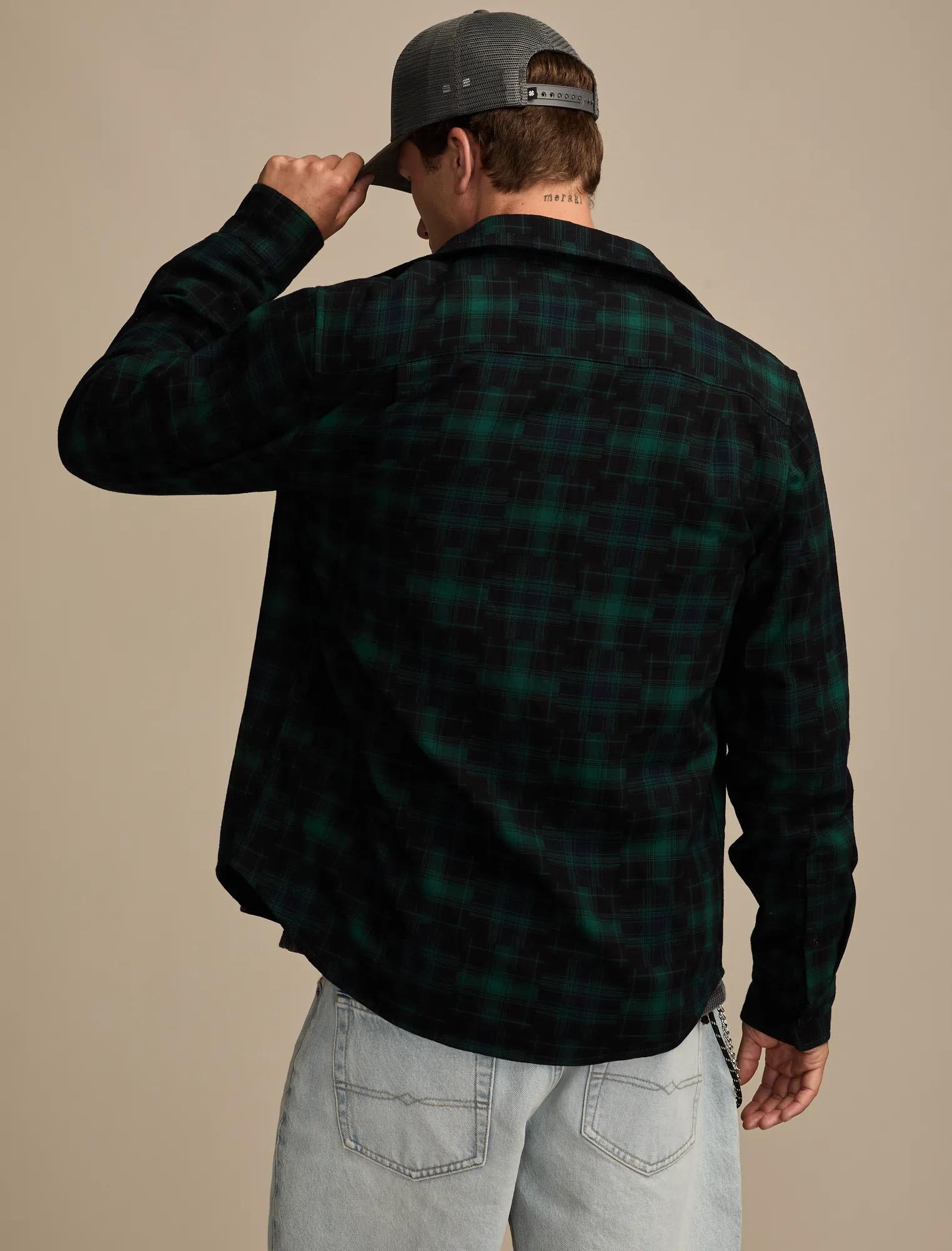 Camisa de hombre a cuadros