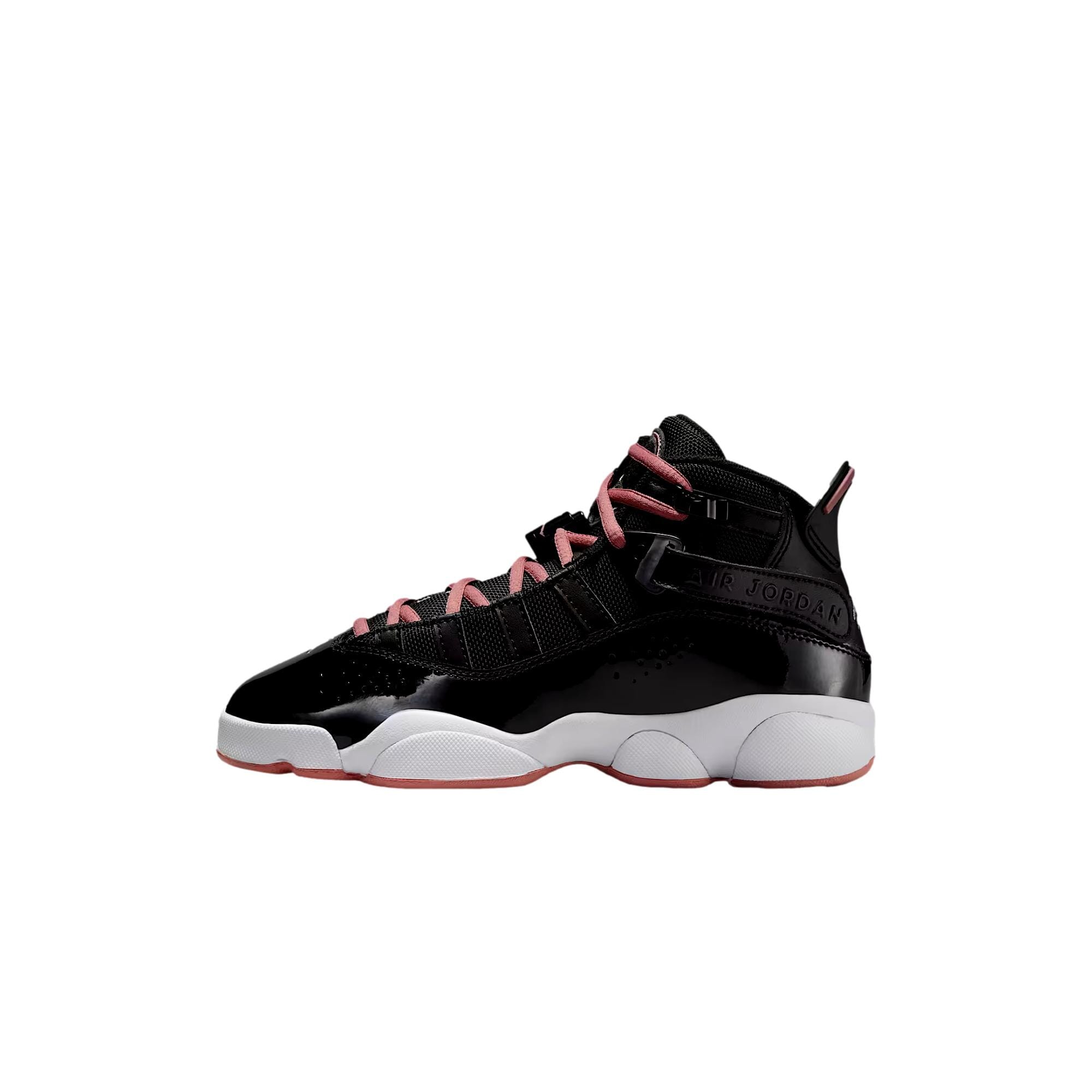 Nike Jordan 6 Rings Black / Rust Pink - White 323419-068 Escolar