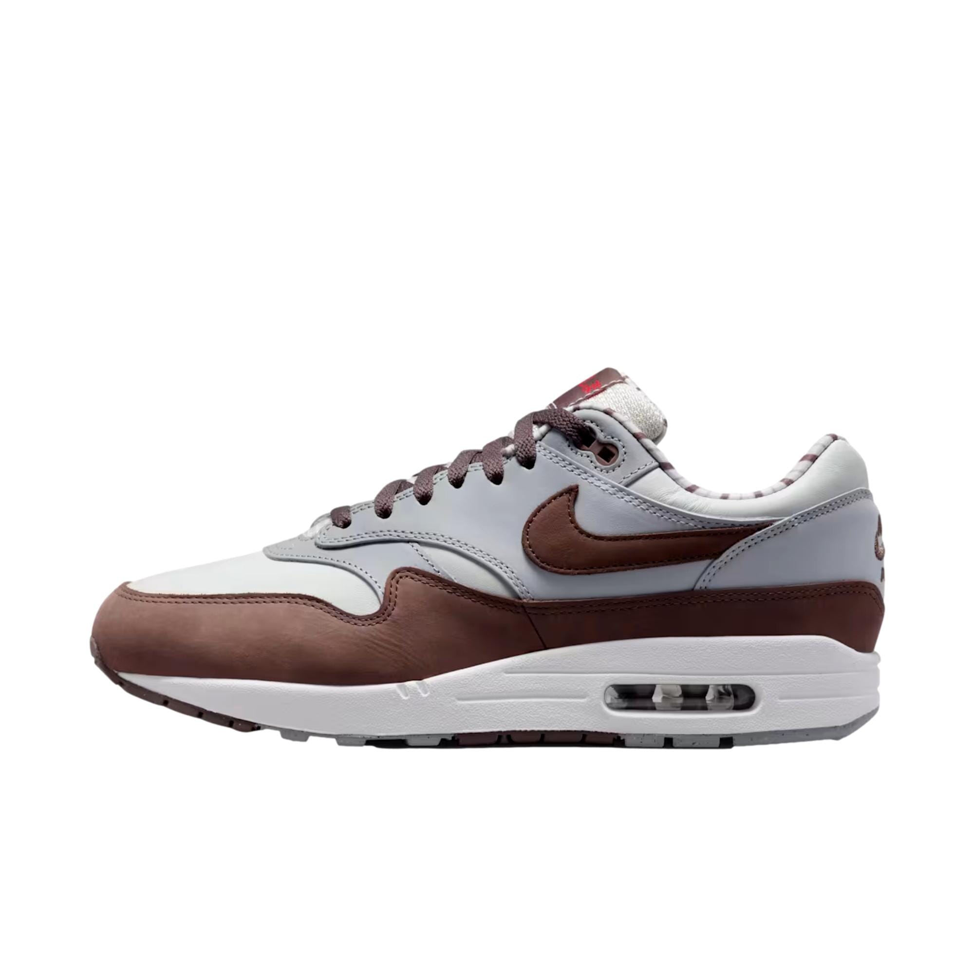 Nike Air Max 1 Premium Summit White/Plum Eclipse  FB8916-100 Hombre