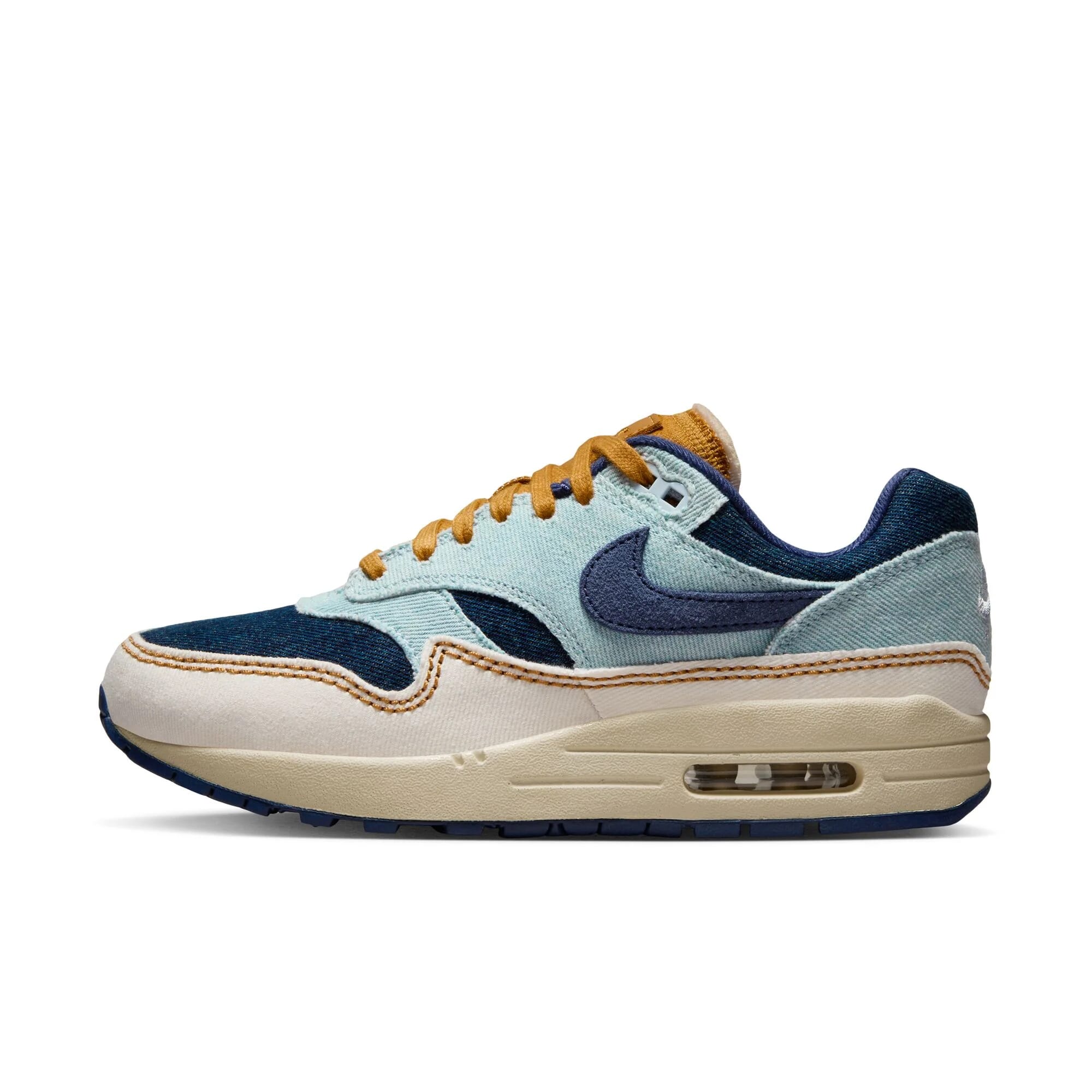 Nike Air Max 1 '87 Aura/Midnight Navy-Pale Ivory  FQ8900-440 Mujer