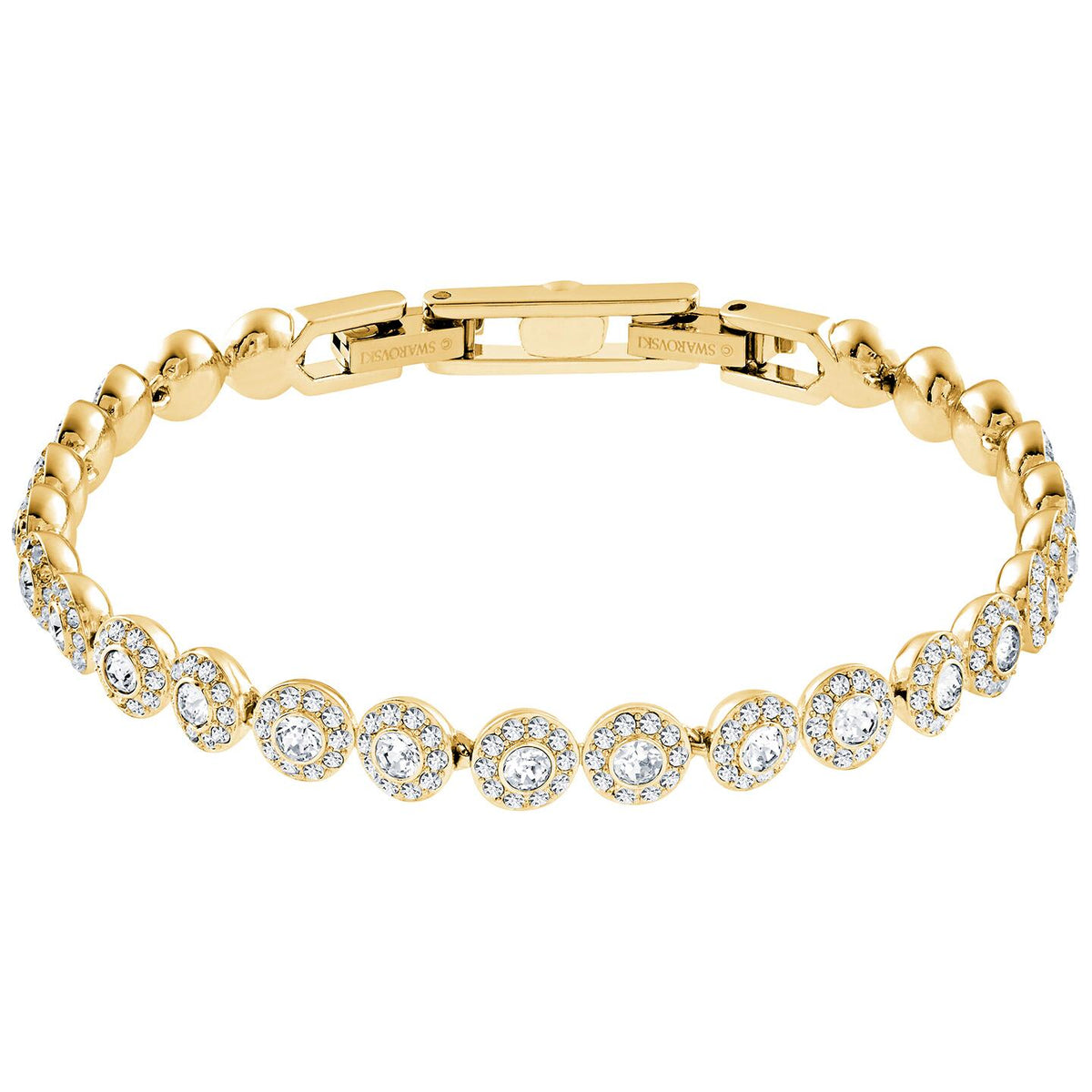 Pulsera color blanco y dorado
