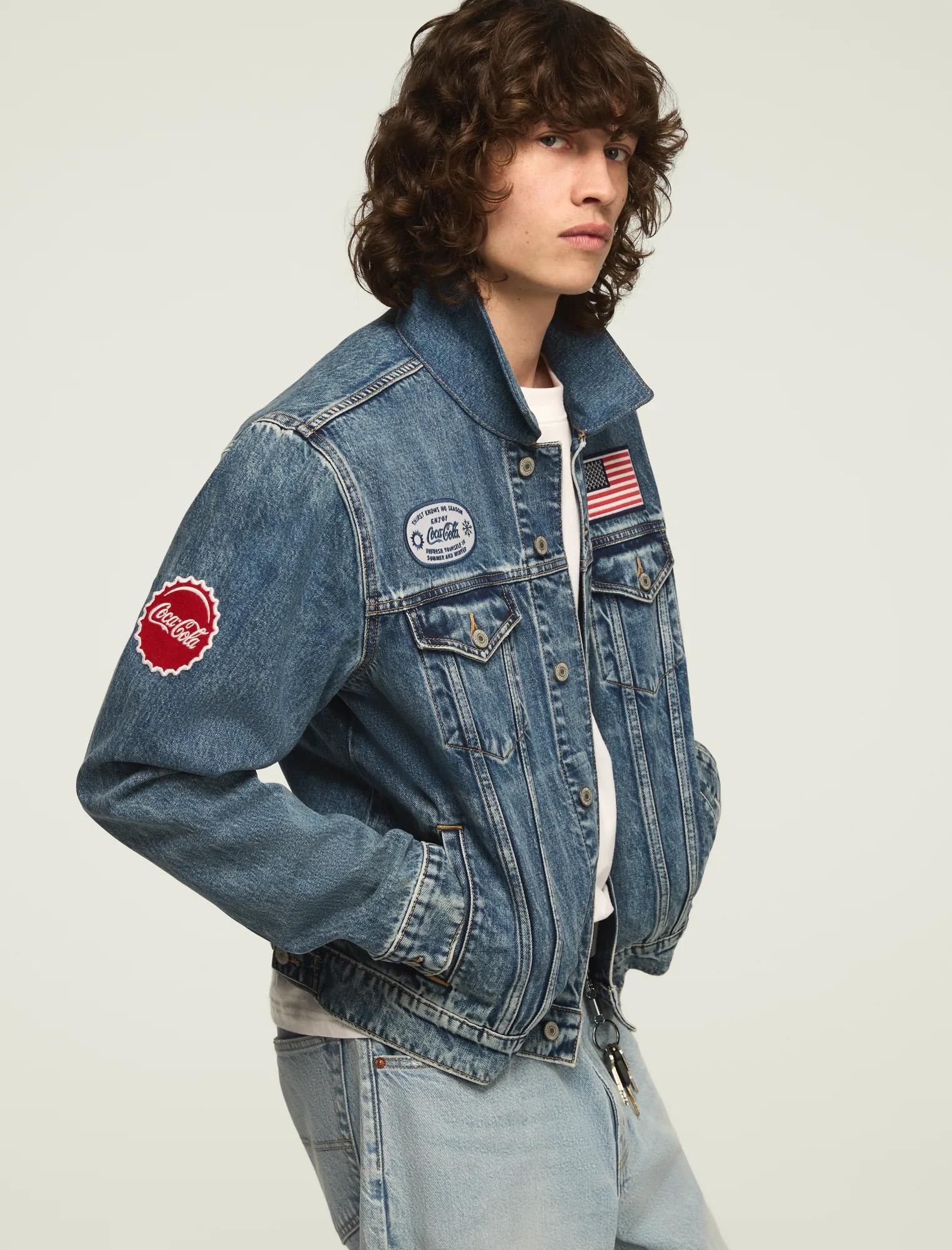 Chaqueta de hombre de mezclilla