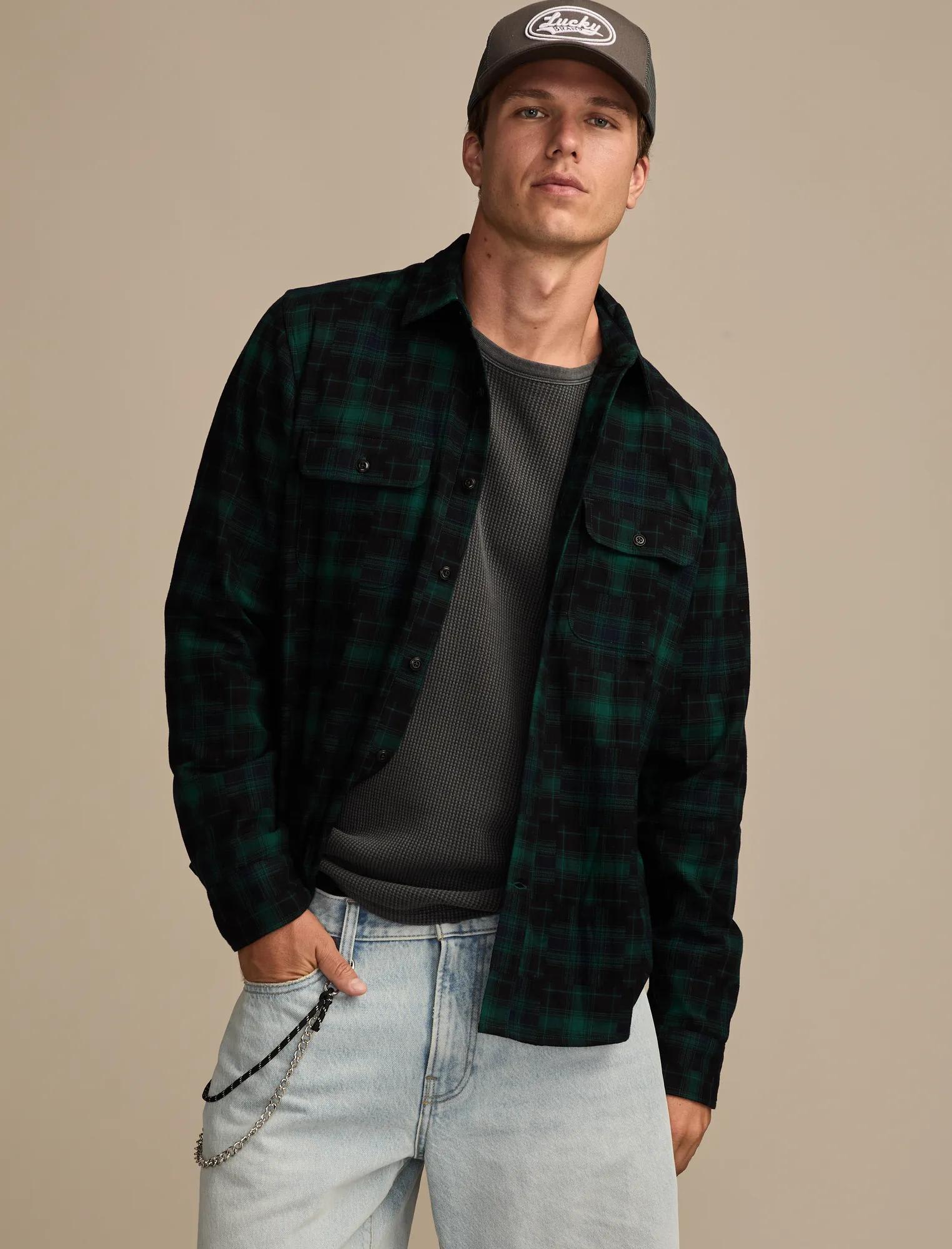 Camisa de hombre a cuadros