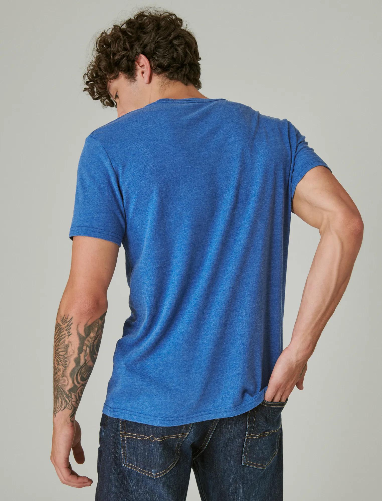 Camiseta de hombre color azul