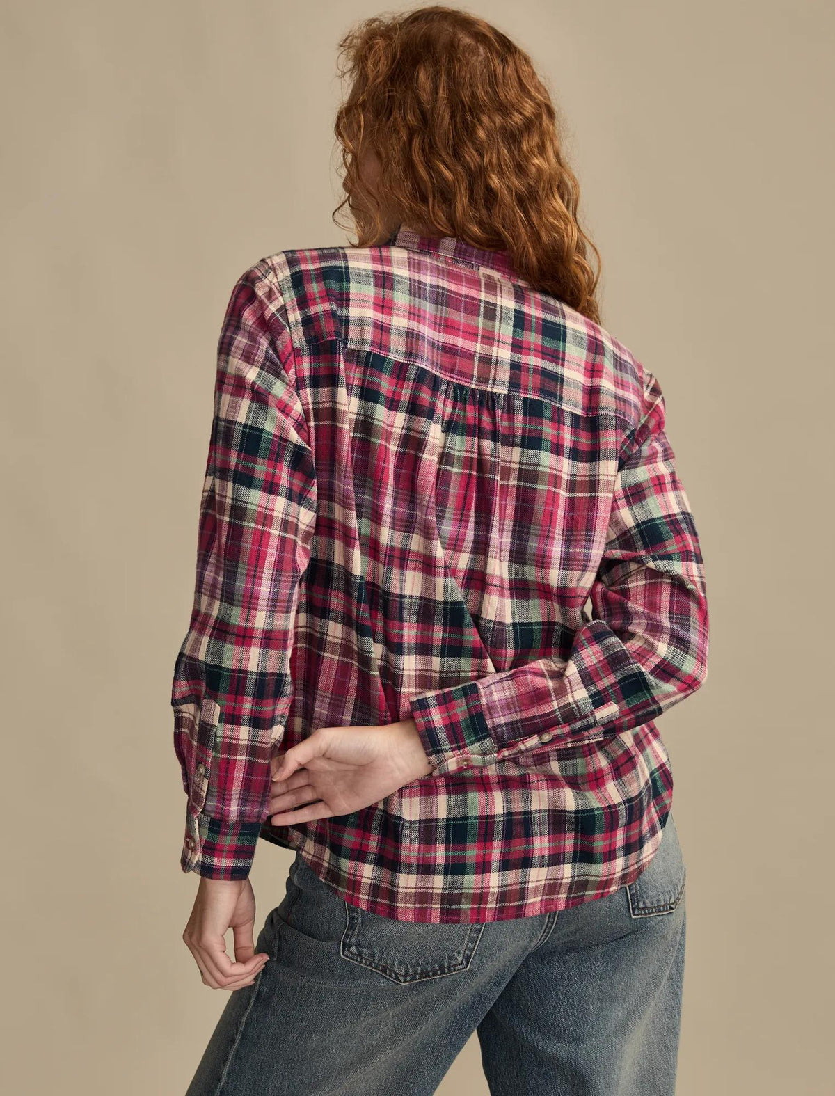 Camisa de mujer a cuadros