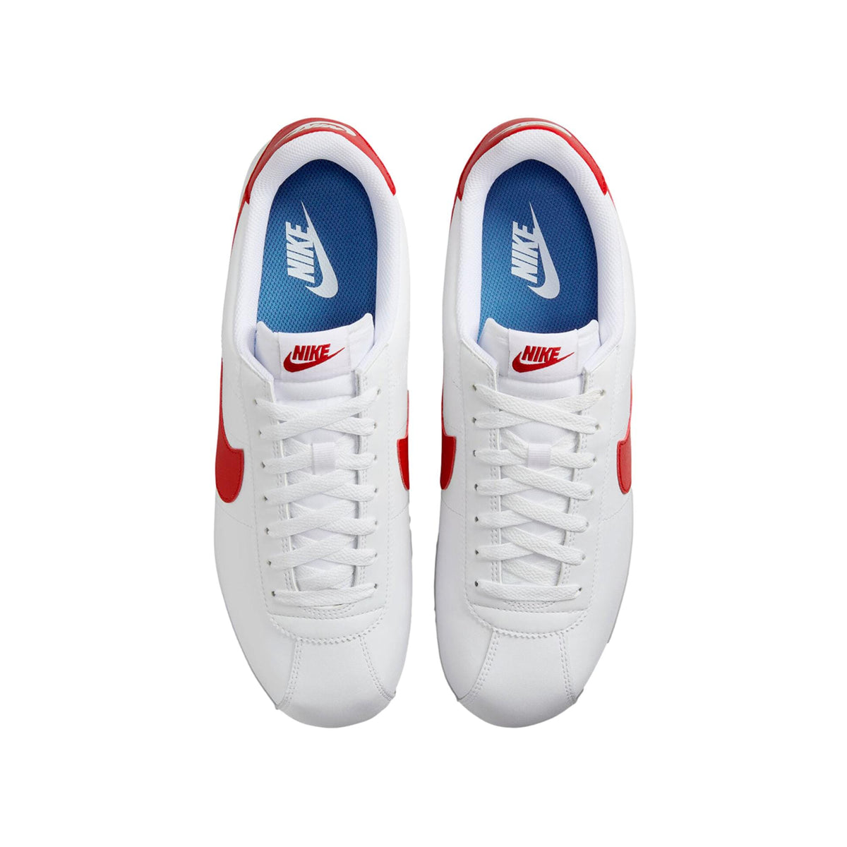Calzado de hombre color blanco y azul y rojo